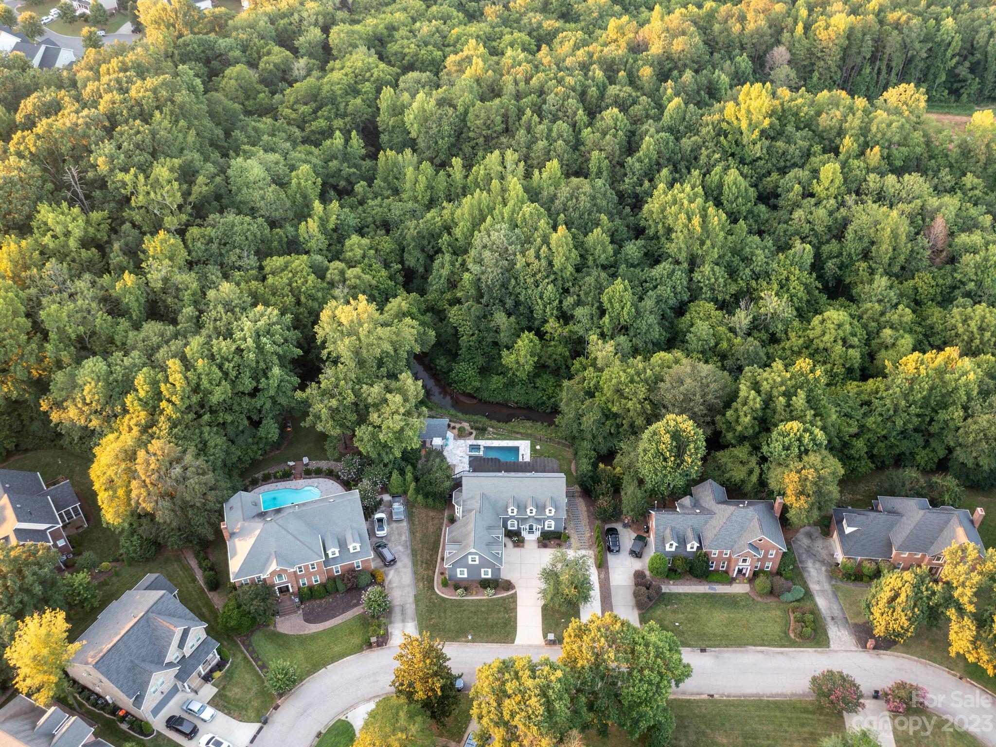 684 Beacon Knoll Lane Fort Mill, SC 29708 - Photo 5 of 46 an aerial view of a house with a yard