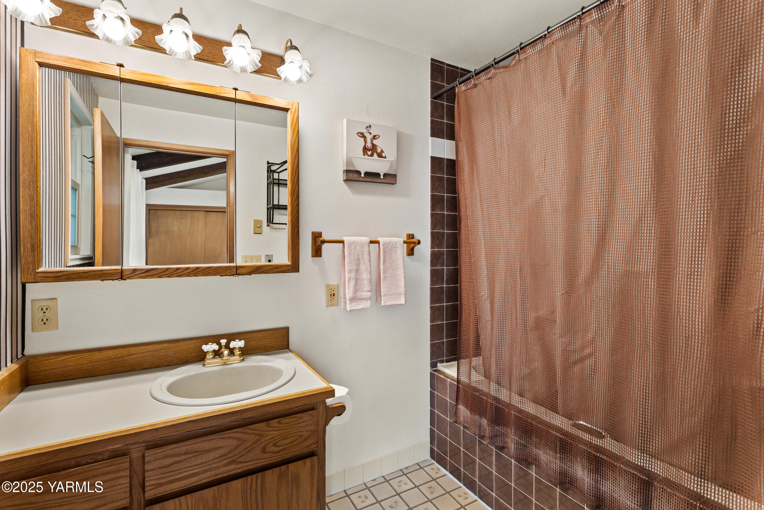 781 Gibson Road Selah, WA 98942 - Photo 16 of 35 Primary Bath with a county theme