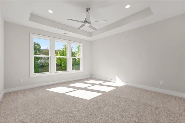 a view of small space with racks on the wall