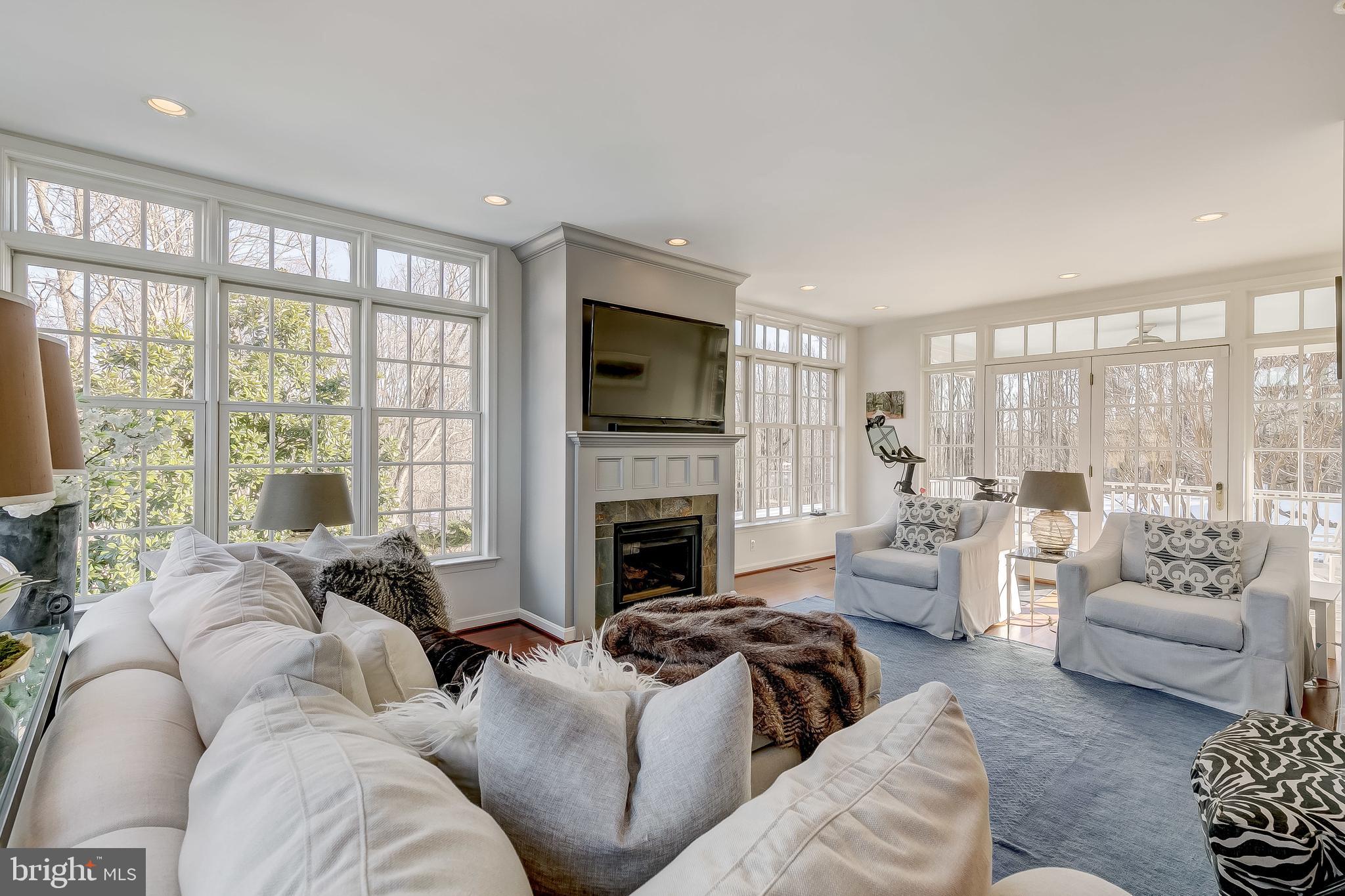 13814 Cripplegate Road Phoenix, MD 21131 - Photo 20 of 56 Family Room with Gas Fireplace