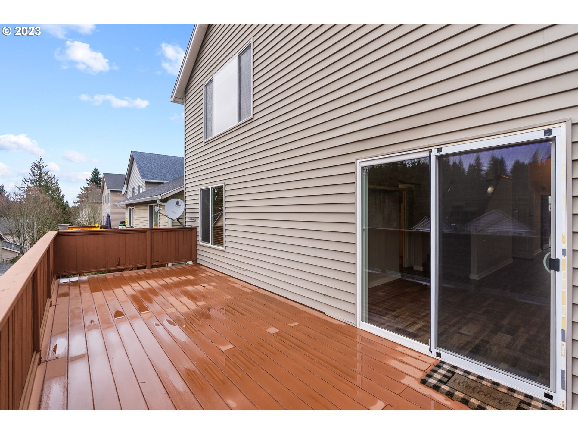 38446 Miller Street Sandy, OR 97055 - Photo 31 of 40 a view of backyard with small cabin