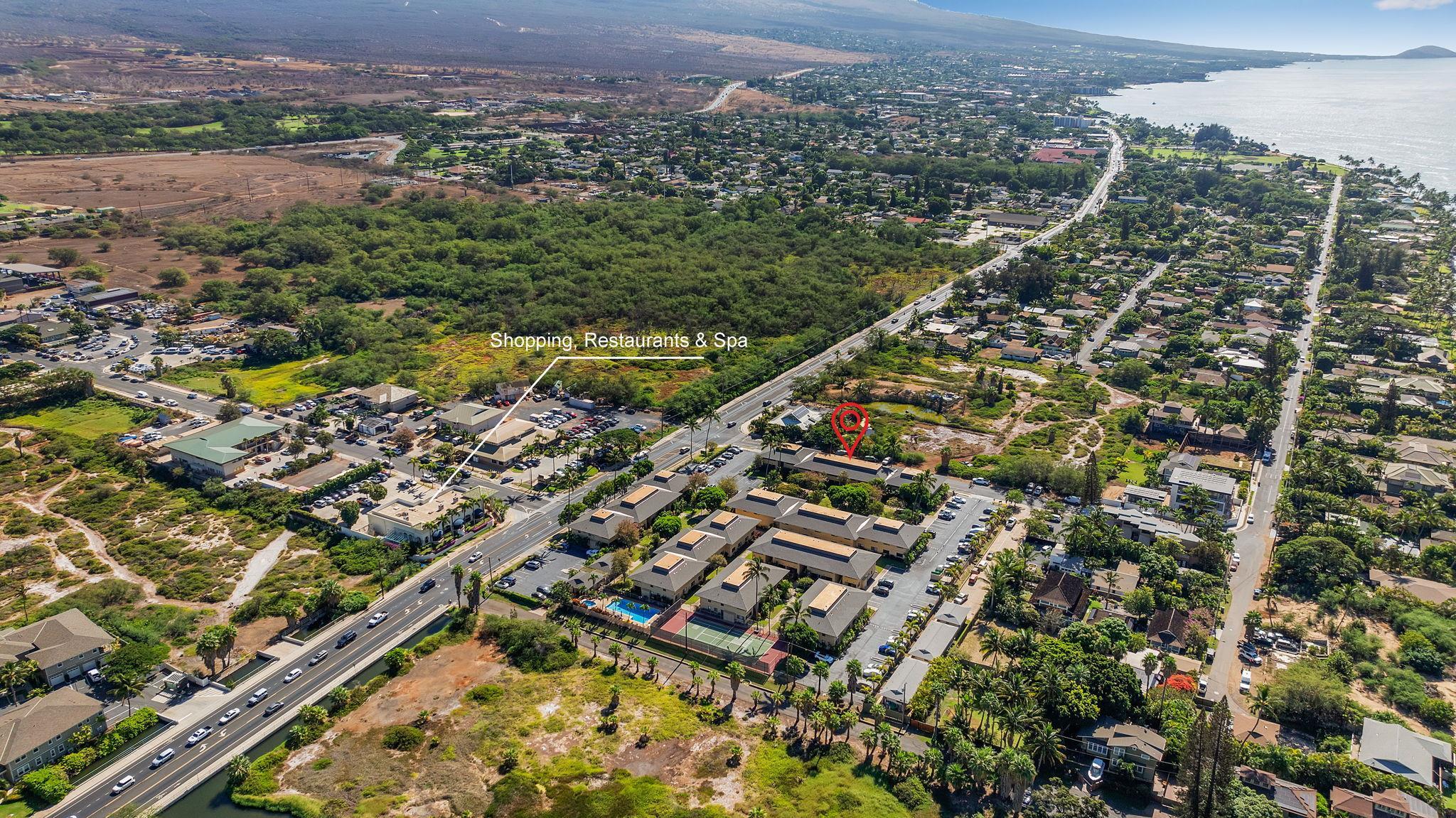 1450 South Kihei Road, Unit C206 Kihei, HI 96753 - Photo 38 of 50 an aerial view of residential houses with outdoor space