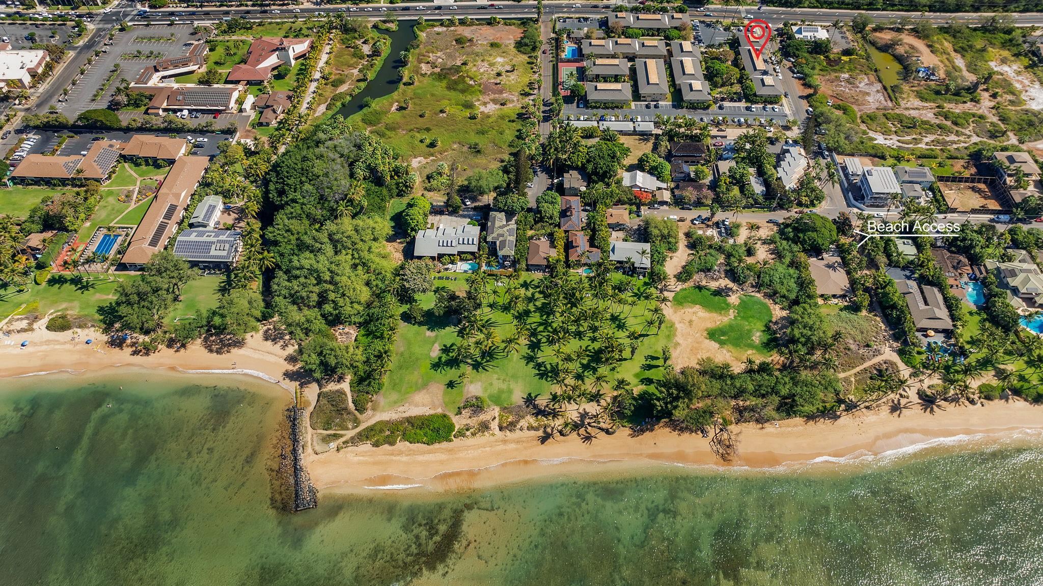 1450 South Kihei Road, Unit C206 Kihei, HI 96753 - Photo 4 of 50 an aerial view of residential houses with outdoor space