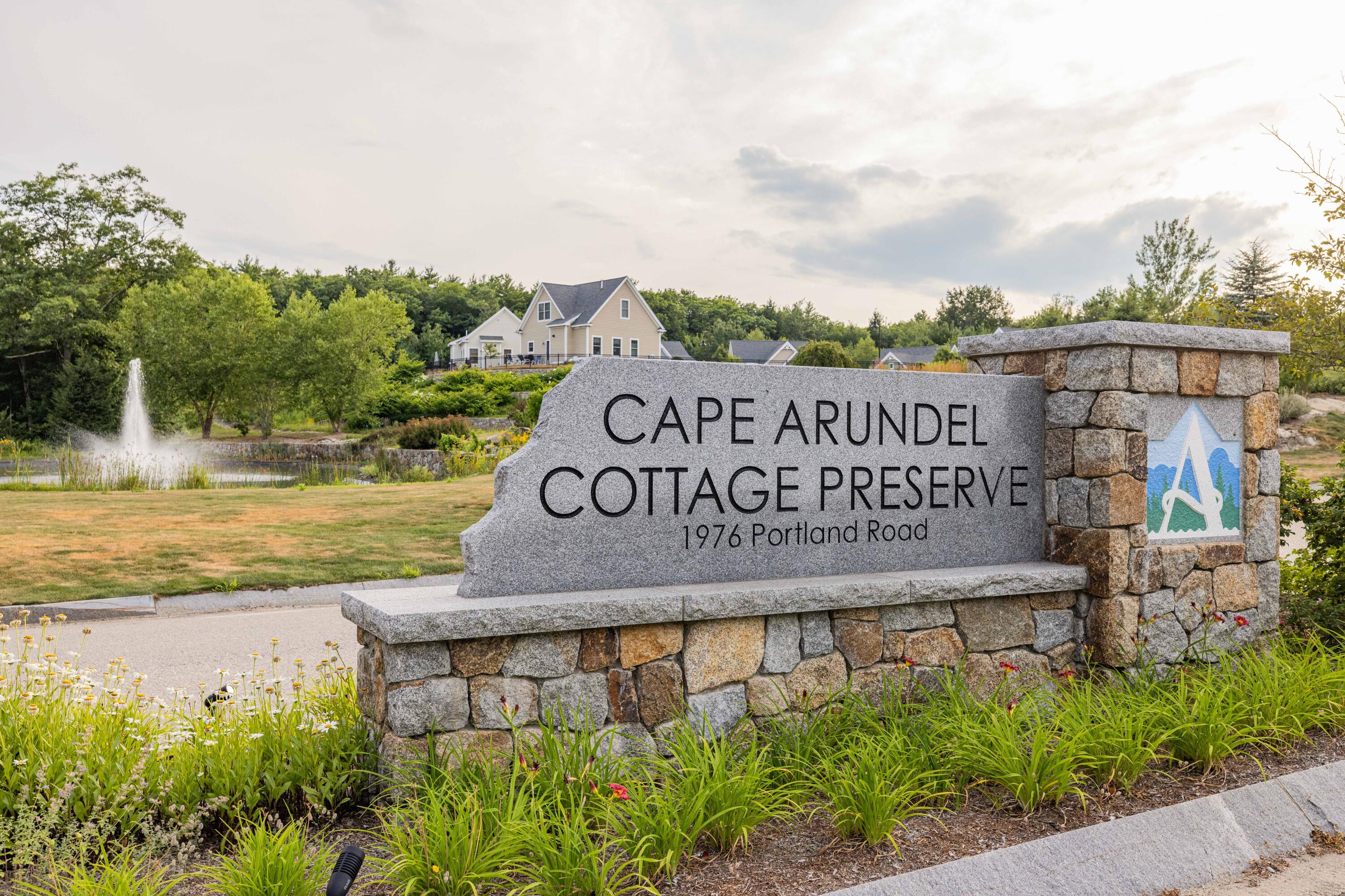 17 Adams Lane, Unit 1 Arundel, ME 04046 - Photo 2 of 43 WELCOME SIGN FOUNTAIN