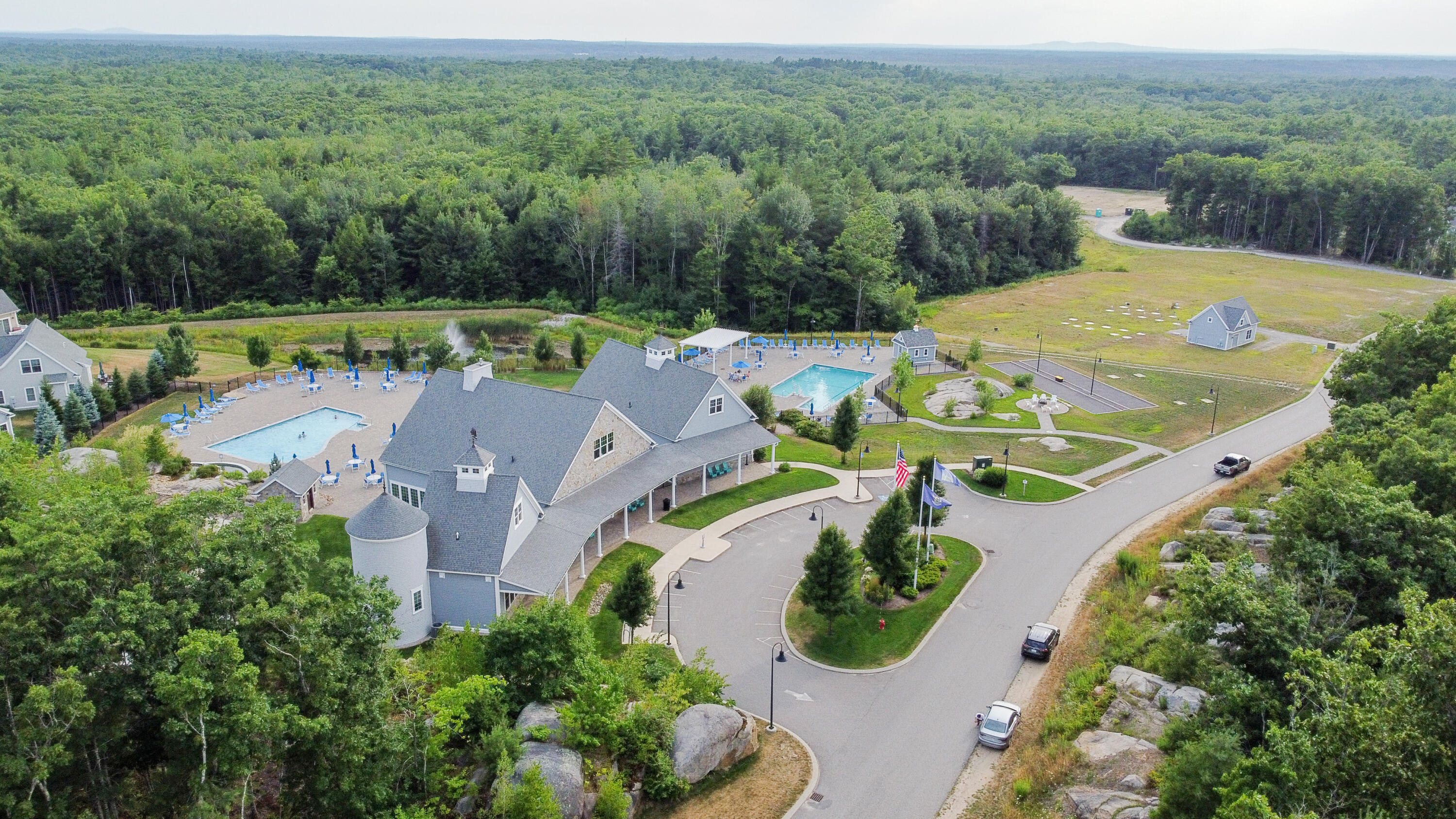 17 Adams Lane, Unit 1 Arundel, ME 04046 - Photo 43 of 43 CLUBHOUSE AERIAL