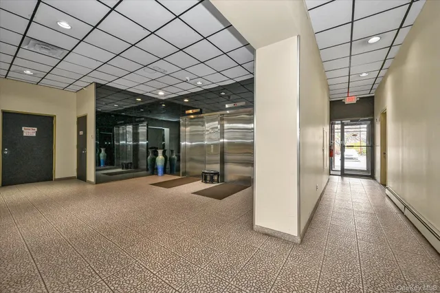 a view of city from a balcony