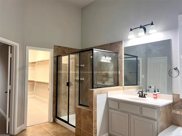 a refrigerator in a kitchen