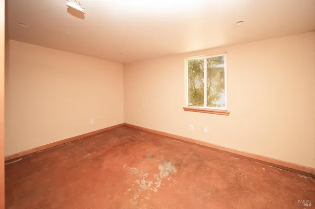 a view of empty room