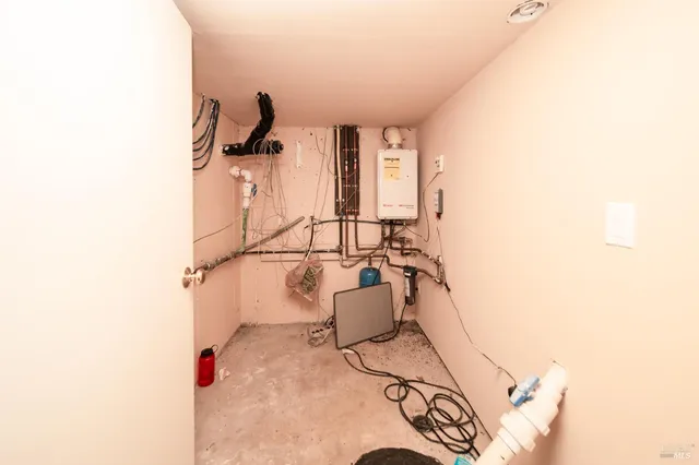 a house with trees in the background