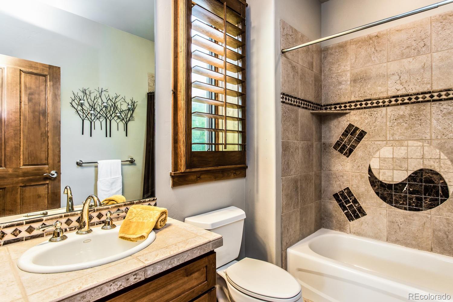 646 Ruby Trust Drive Castle Rock, CO 80108 - Photo 33 of 35 a bathroom with a sink toilet and shower
