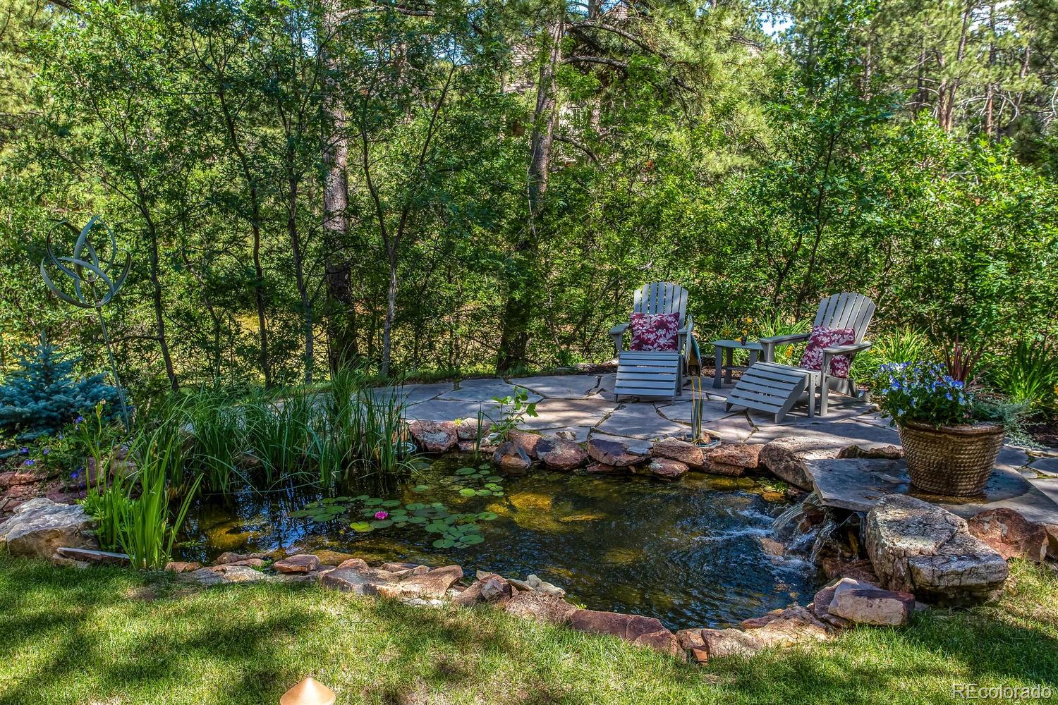 646 Ruby Trust Drive Castle Rock, CO 80108 - Photo 9 of 35 a backyard of a house with lots of green space