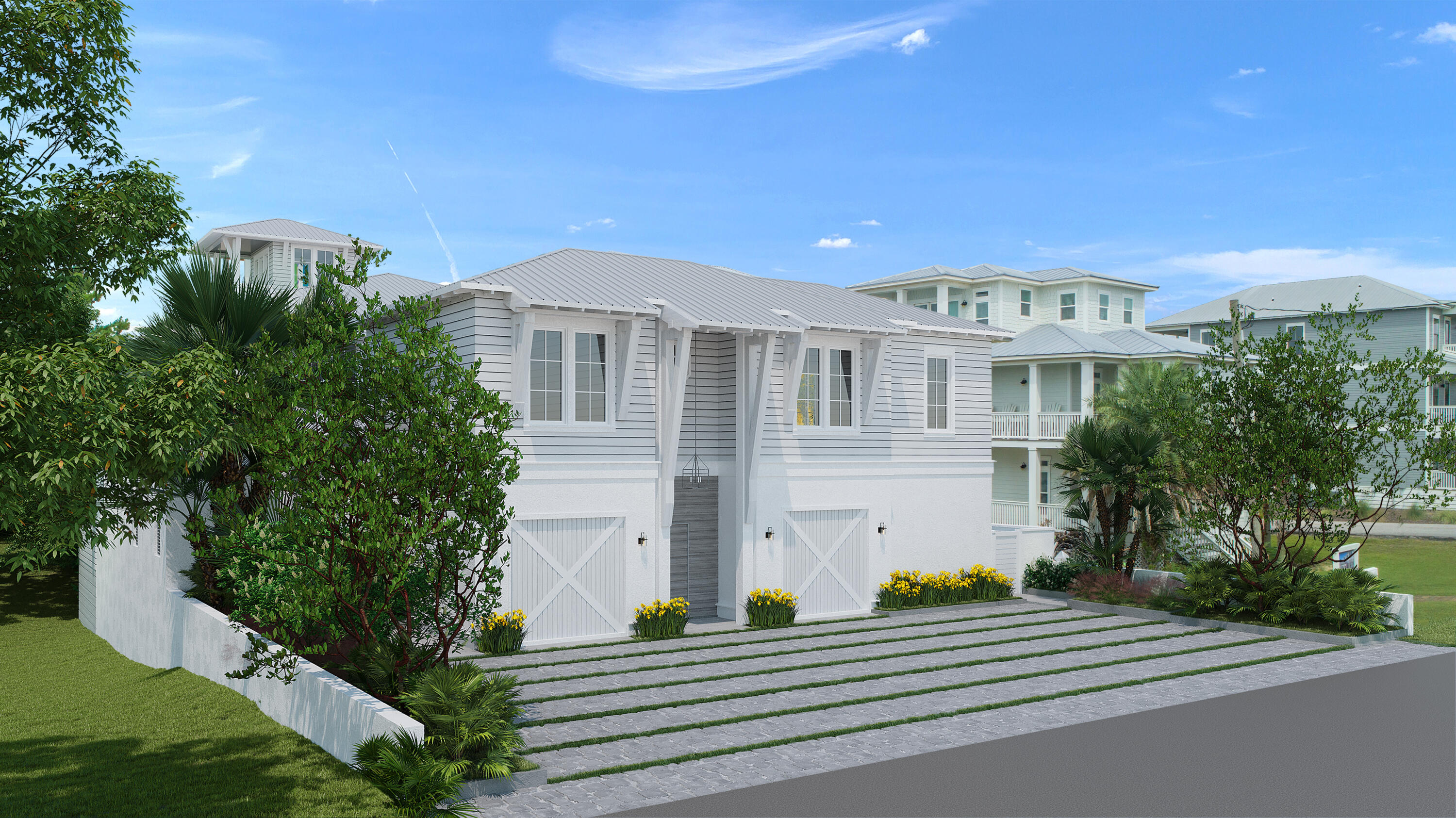 65 A St Inlet Beach Inlet Beach, FL 32461 - Photo 1 of 12 a front view of a house with a yard