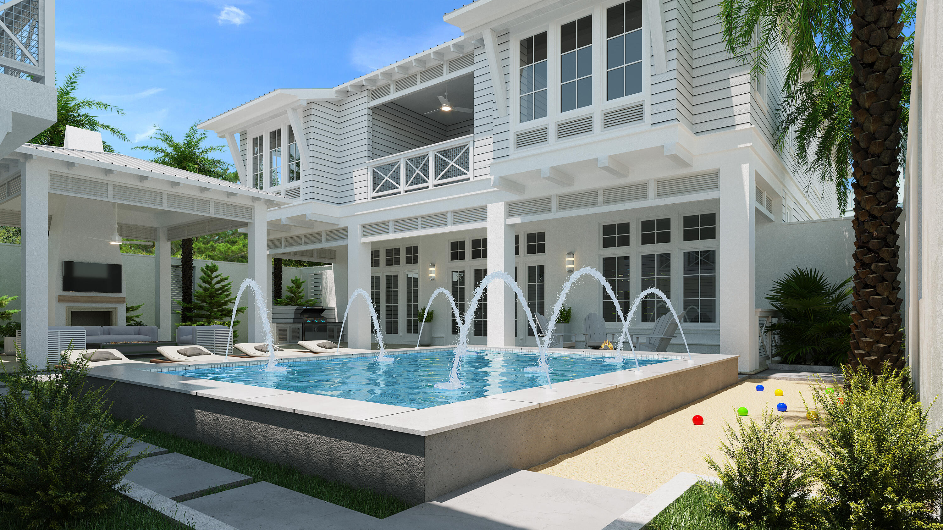 65 A St Inlet Beach Inlet Beach, FL 32461 - Photo 2 of 12 a view of a building with a garden