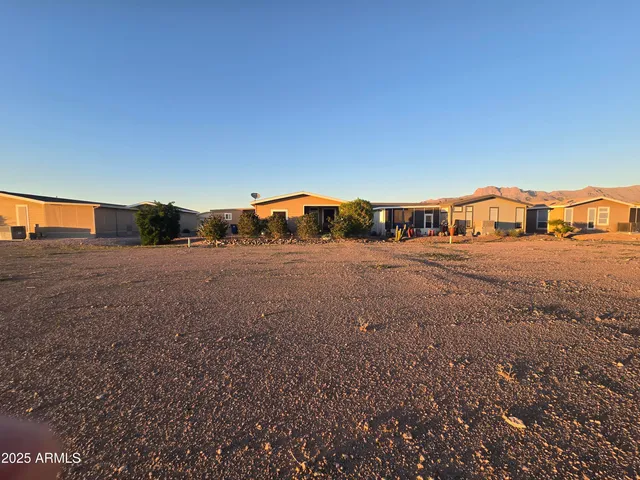 a view of a house with a patio