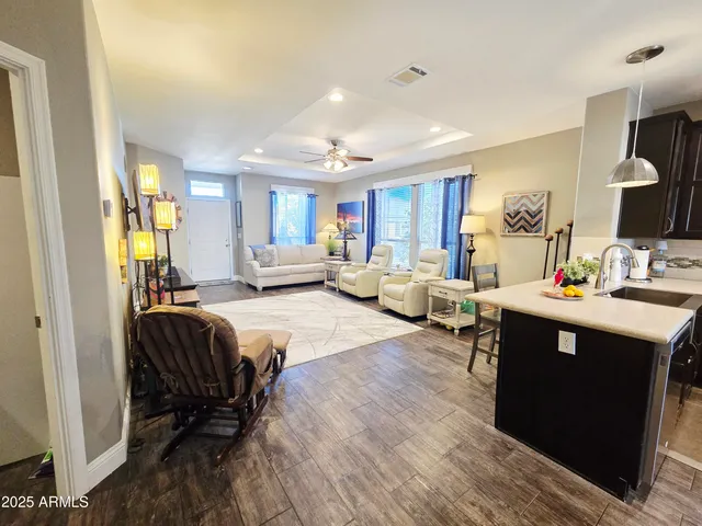 a bathroom with a sink double vanity and a mirror