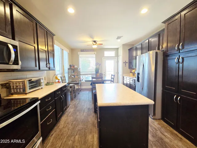 a view of a city with tall buildings