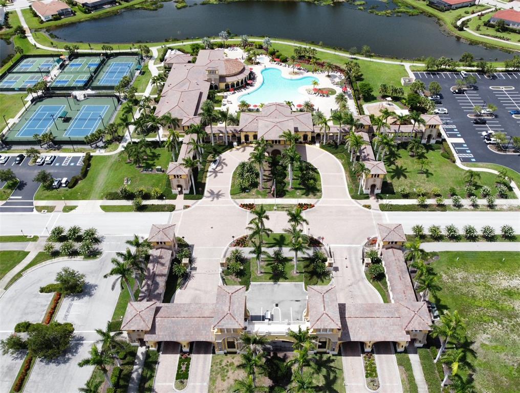 20940 Valore Court Venice, FL 34293 - Photo 46 of 52 an aerial view of a house with a lake view