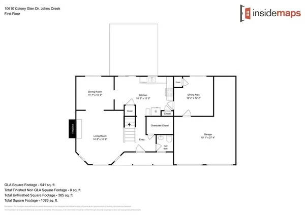 $2,550 | 10610 Colony Glen Drive, Alpharetta, GA 30022