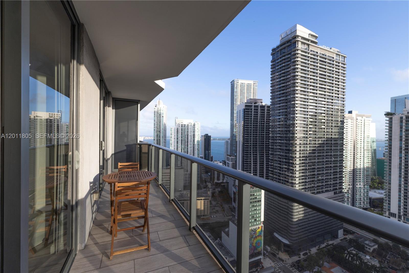 55 Southwest 9th Street, Unit 3404 Miami, FL 33130 - Photo 1 of 25 a view of balcony with city view