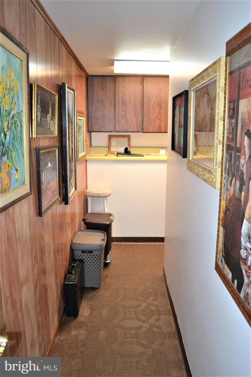 8531 Ridgeway Street Philadelphia, PA 19111 - Photo 33 of 44 lower level hall to work area