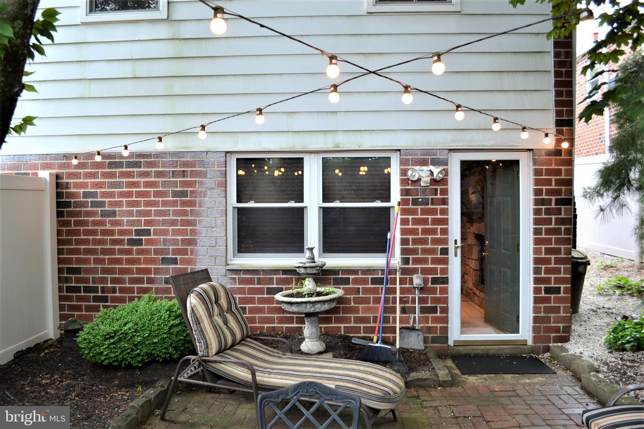 8531 Ridgeway Street Philadelphia, PA 19111 - Photo 41 of 44 Rear patio with outdoor lighting