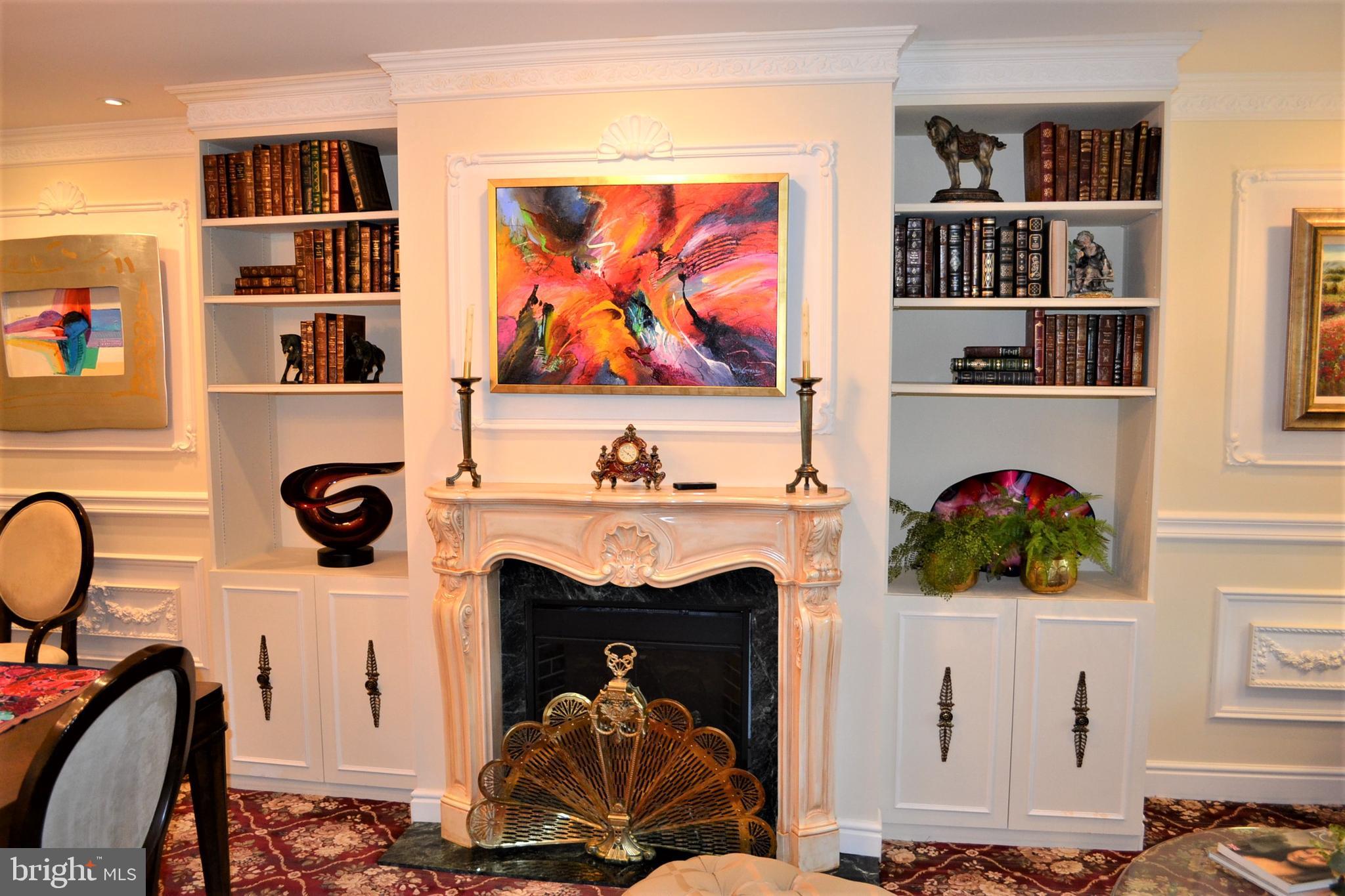 8531 Ridgeway Street Philadelphia, PA 19111 - Photo 6 of 44 Dining room with Faux Fireplace