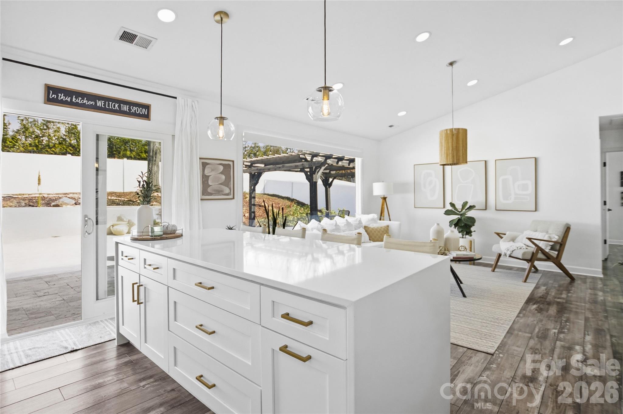 3056 Brookchase Boulevard Fort Mill, SC 29707 - Photo 8 of 23 a kitchen with counter top space sink and view living room