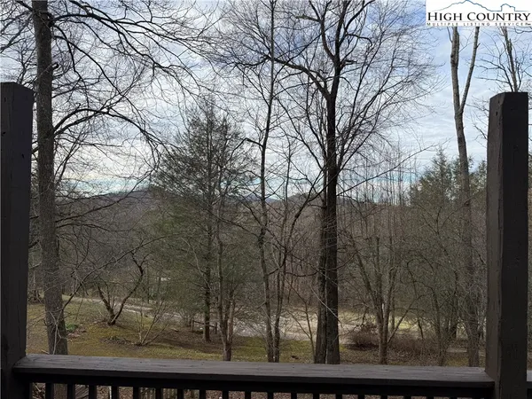 a view of a yard from a window