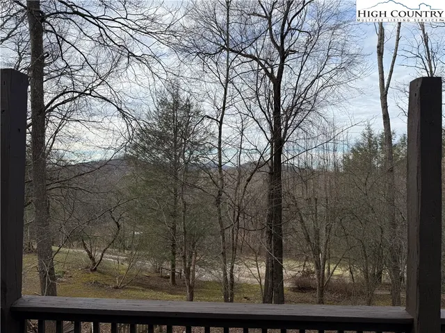 a view of a yard from a window