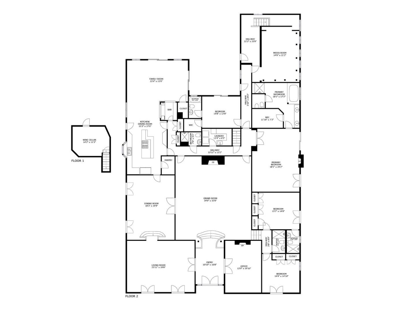 15360 Karl Avenue Monte Sereno, CA 95030 - Photo 10 of 10 a picture of floor plan