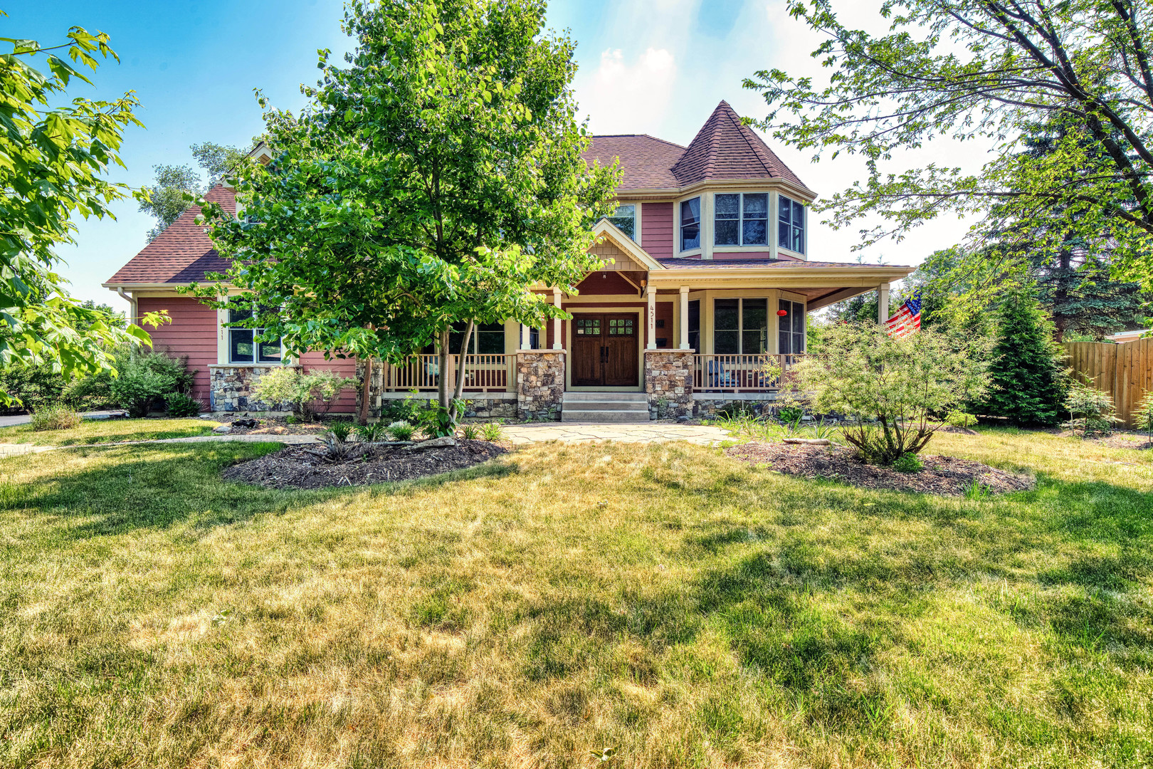 a front view of house with yard
