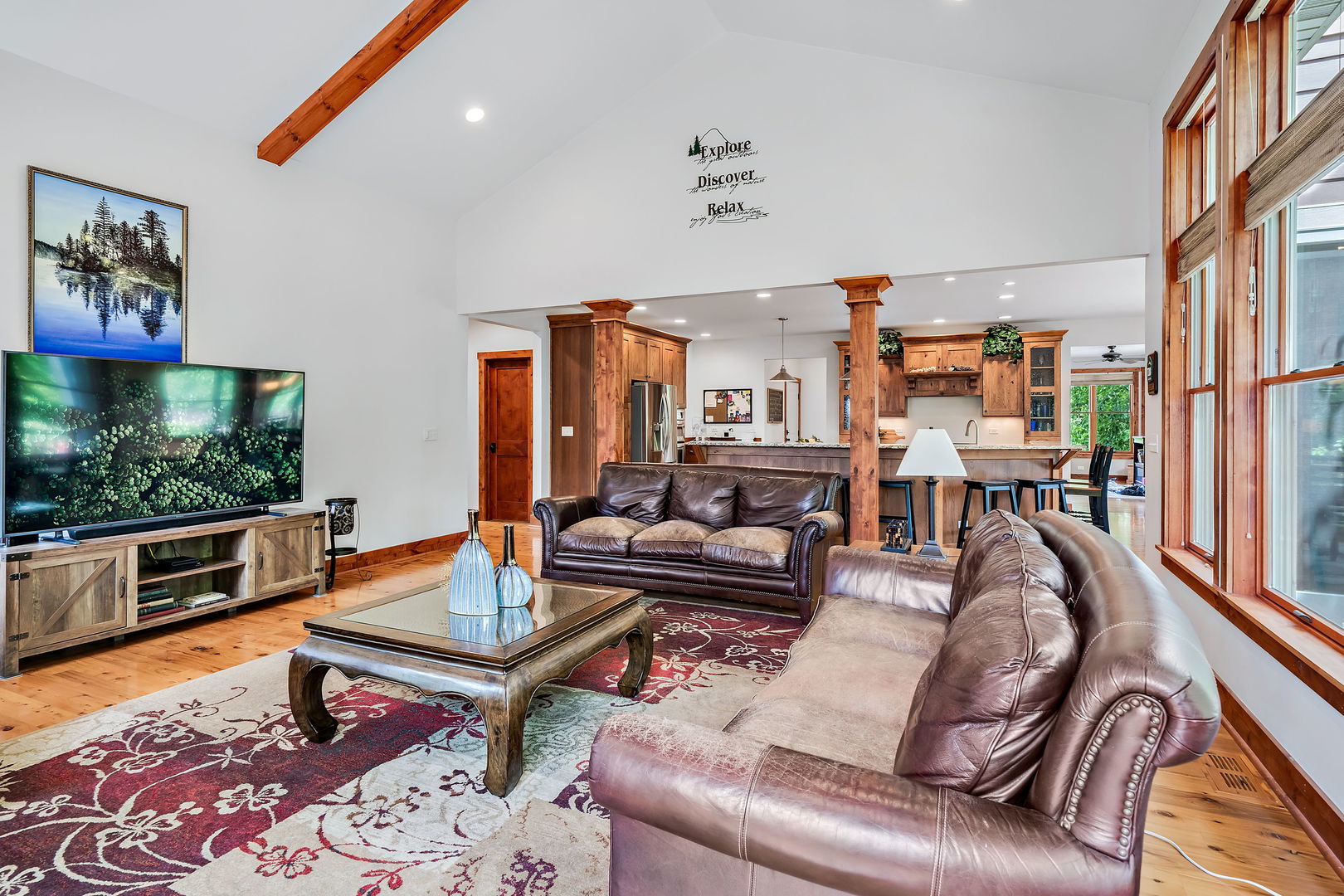4511 Cumnor Road Downers Grove, IL 60515 - Photo 8 of 42 a living room with furniture and a flat screen tv