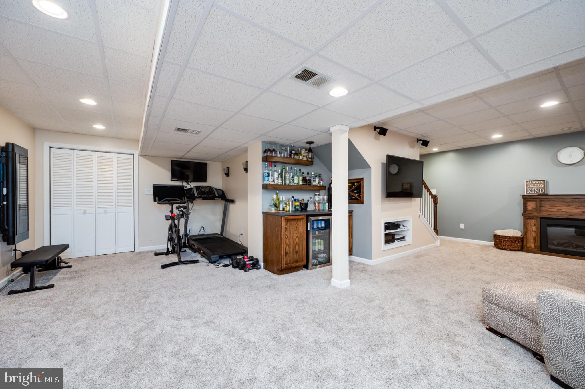43 Thayer Road Birdsboro, PA 19508 - Photo 46 of 47 Spacious basement retreat with modern amenities.