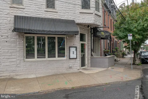 a car parked in front of a building