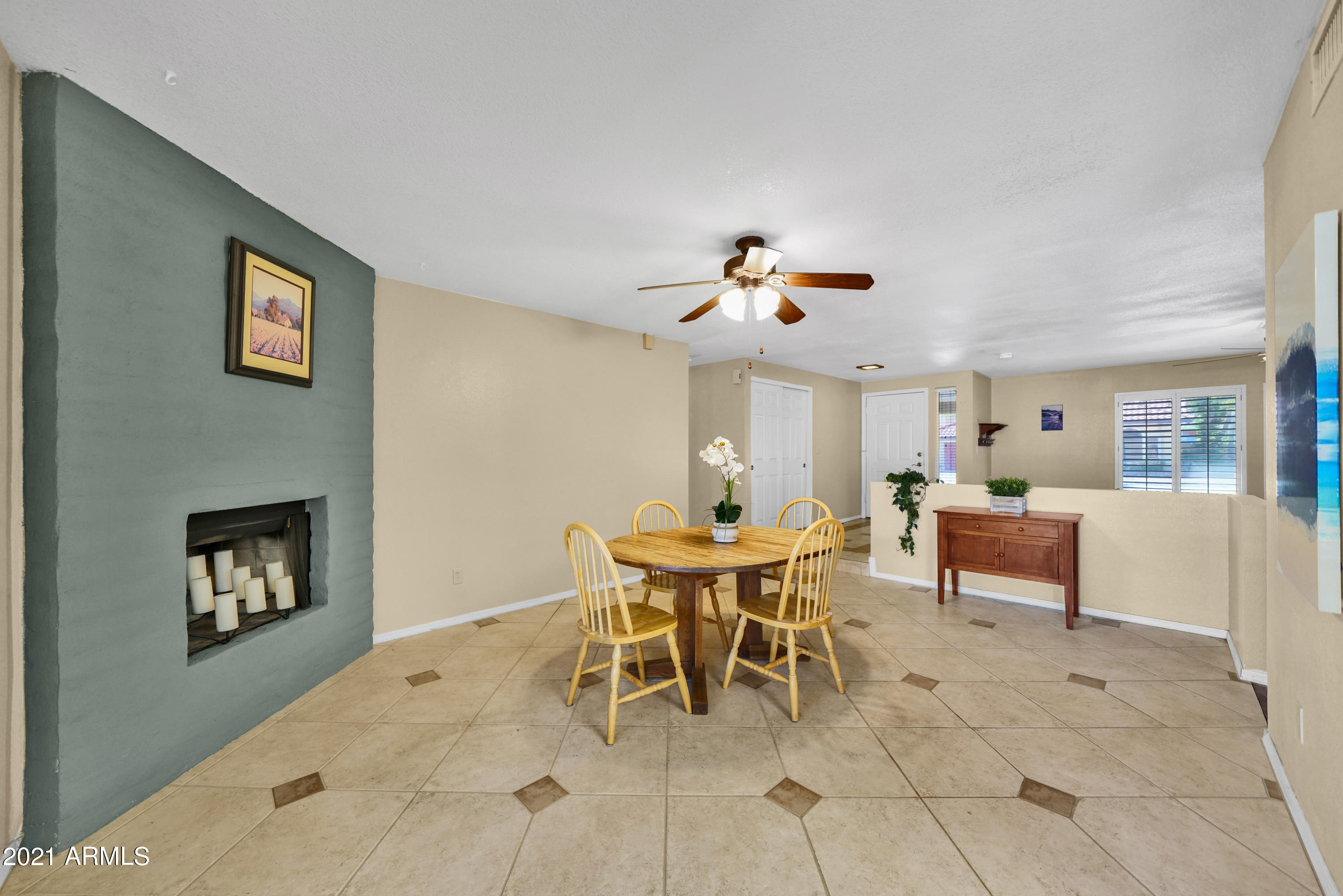 1826 East Redfield Road Phoenix, AZ 85022 - Photo 10 of 34 Family Room With Fireplace