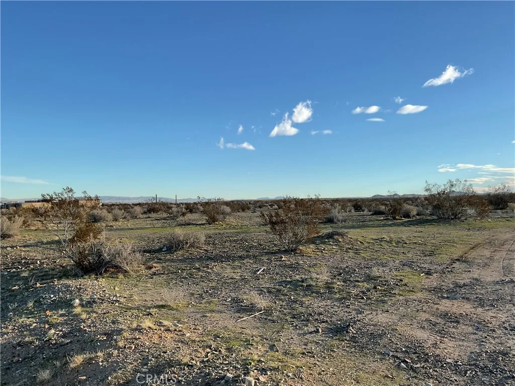 2 Buffalo Trail Helendale, CA 92342 - Photo 2 of 9 a view of a dry yard with wooden fence