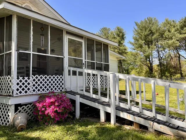 a view of a park with slide