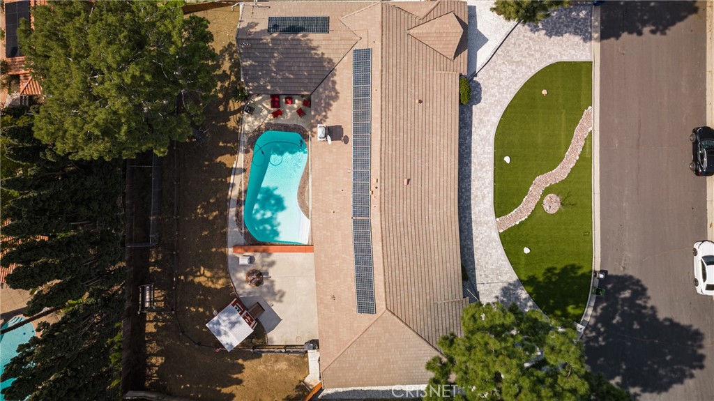 10610 Walnut Drive Shadow Hills, CA 91040 - Photo 46 of 50 an aerial view of a house