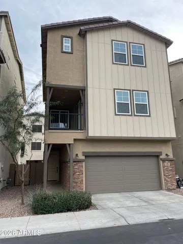 a house view with a outdoor space