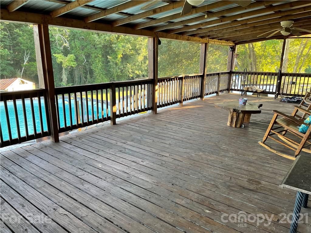 141 Allen Loop Road Rutherfordton, NC 28139 - Photo 3 of 30 a view of a wooden deck with outdoor space