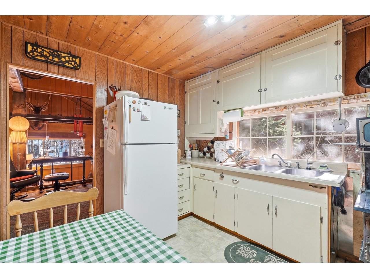 2476 Riverside Drive Lyons, CO 80540 - Photo 11 of 42 a kitchen with a refrigerator and a sink