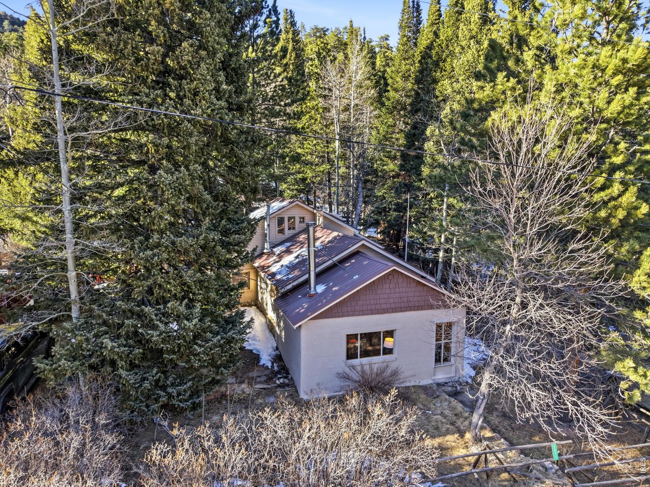 2476 Riverside Drive Lyons, CO 80540 - Photo 41 of 42 a house with trees in the background