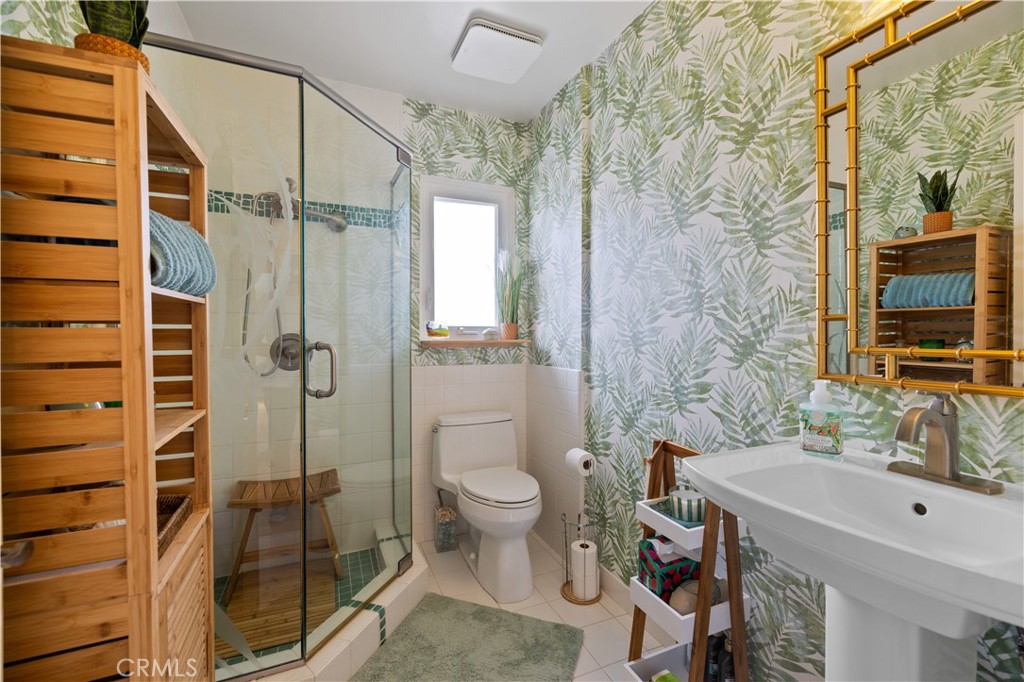 208 West Avenida De Los Lobos Marinos San Clemente, CA 92672 - Photo 22 of 33 a bathroom with a sink toilet and shower