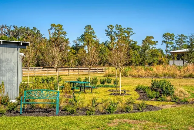 a view of a livingroom with furniture and a ceiling fan