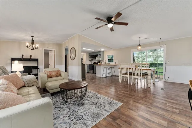 a view of swimming pool with an outdoor space