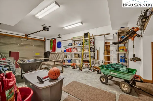 a room with gym equipment