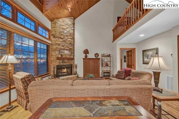 a view of living room with furniture