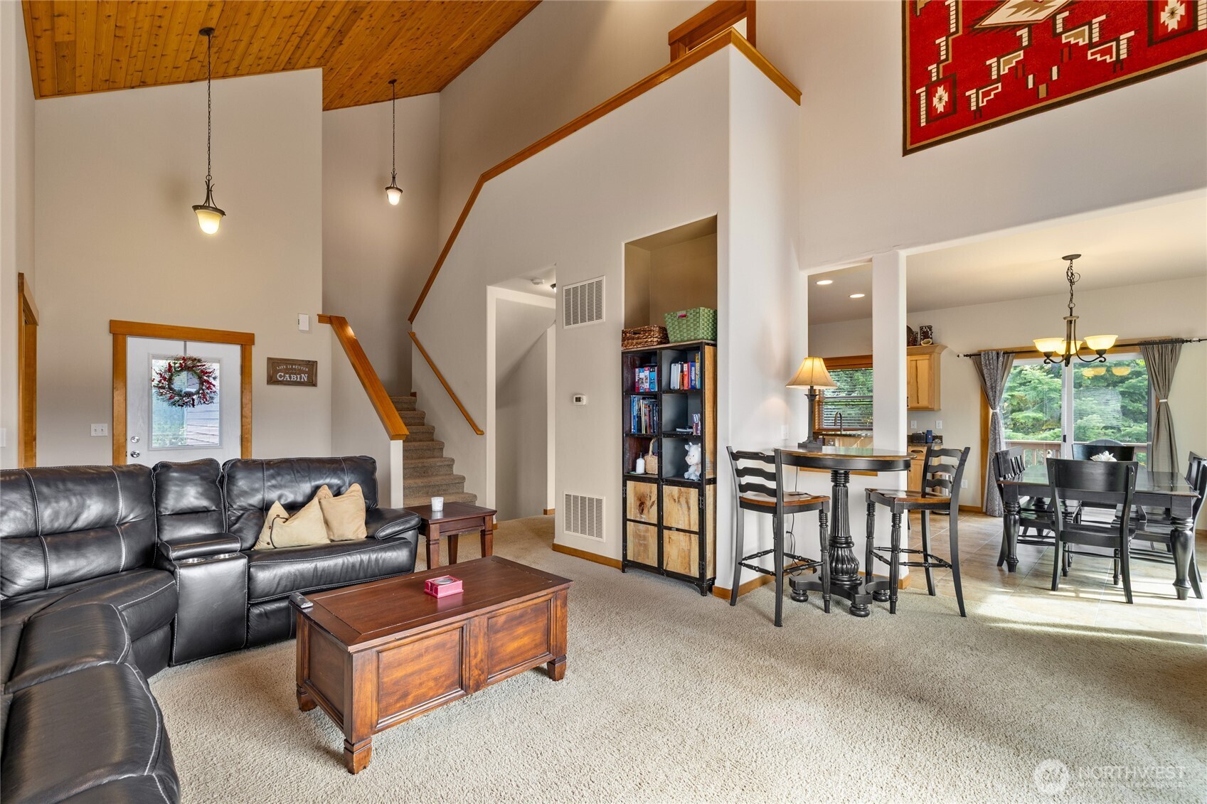 150 Tiger Lily Lane Ronald, WA 98940 - Photo 12 of 40 a living room with furniture and a large window