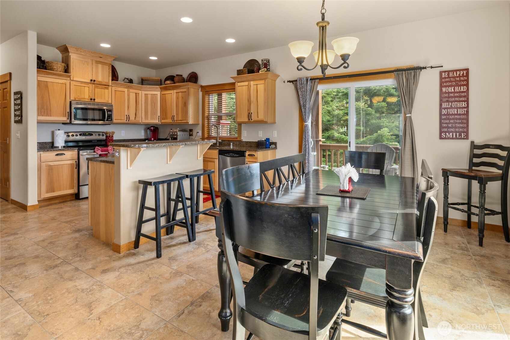 150 Tiger Lily Lane Ronald, WA 98940 - Photo 13 of 40 a view of a dining room with furniture window and outside view