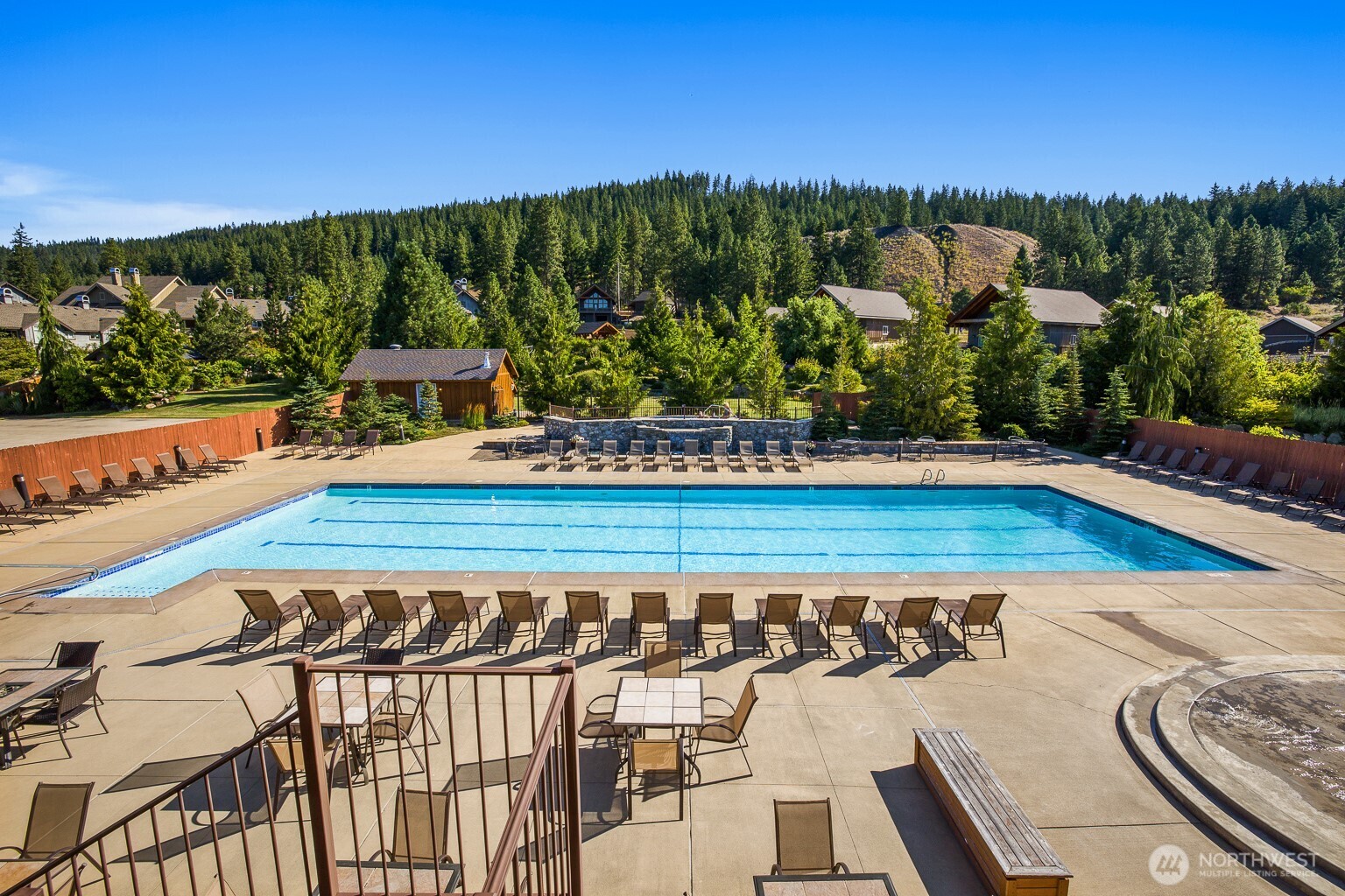 150 Tiger Lily Lane Ronald, WA 98940 - Photo 38 of 40 a view of a swimming pool with a patio